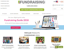 Tablet Screenshot of fundraising.com