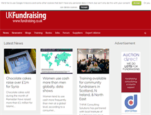 Tablet Screenshot of fundraising.co.uk
